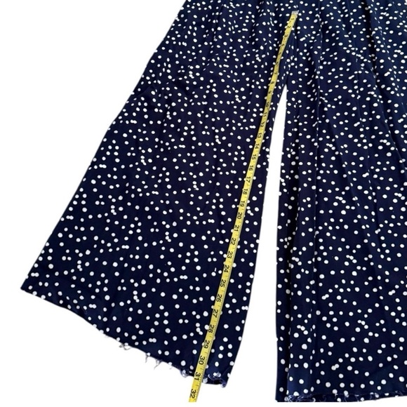 Free People ONE Bette Flare Wide Leg Polka Dot Pants - Picture 12 of 12
